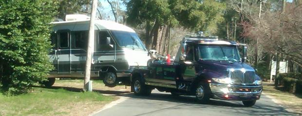 Motorcycle Towing. Harley Davidson MVP Tower